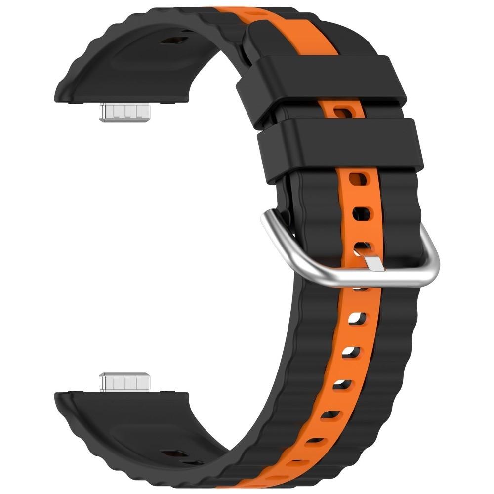 Silicone Wristband Double Color Bracelet for Huawei Watch Fit 4 Pro/4/3 Smart Watch Accessories