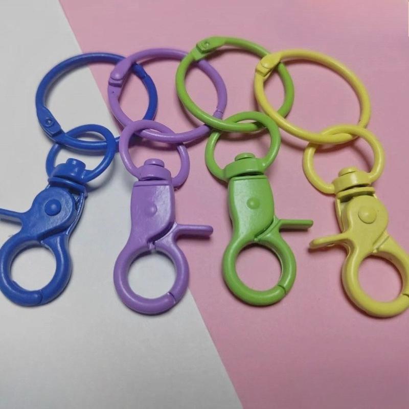 Set da 5 Pezzi/set Set di Fermagli Colorati per Cani Fermaglio per Cancelleria Spot Vendita all'Ingrosso Fermaglio Fai da Te Fibbia a Gancio Fibbia Fibbia Gancio Portachiavi in Lega di Zinco