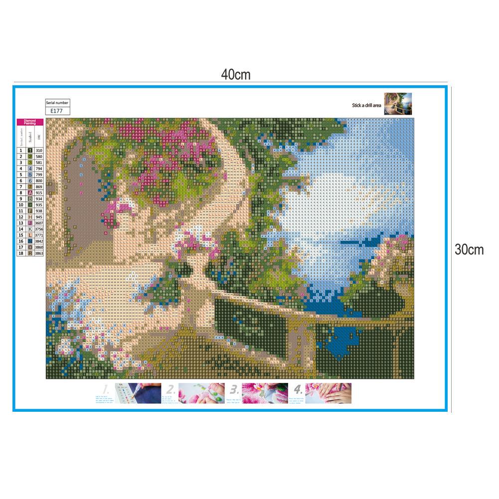 Buy 5D DIY Full Drill Diamond Painting Stairway Cross Stitch Embroidery ...