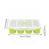 Silicone Soup Ice Cube Molds with Lid Food Meal Molds Multipurpose Freezer Soup Tray  Soup Storage
