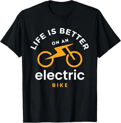 Life Is Better With An E-Bike Electric Bike Battery Unisex T-Shirt