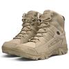 2024 Spring Comfortable High-top Men's Shoes Outdoor Tactical Boots Tooling Shock-absorbing Military Boots Wear-resistant Camping Boots Military Boots