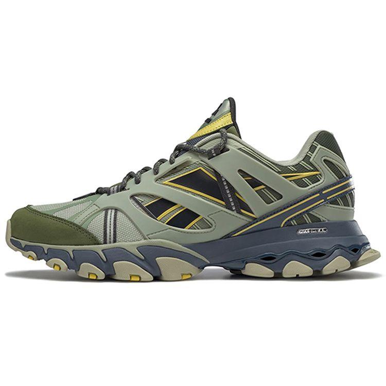 Reebok DMX Trail Shadow Running Shoes Low Top Men Sneaker Green FX4851