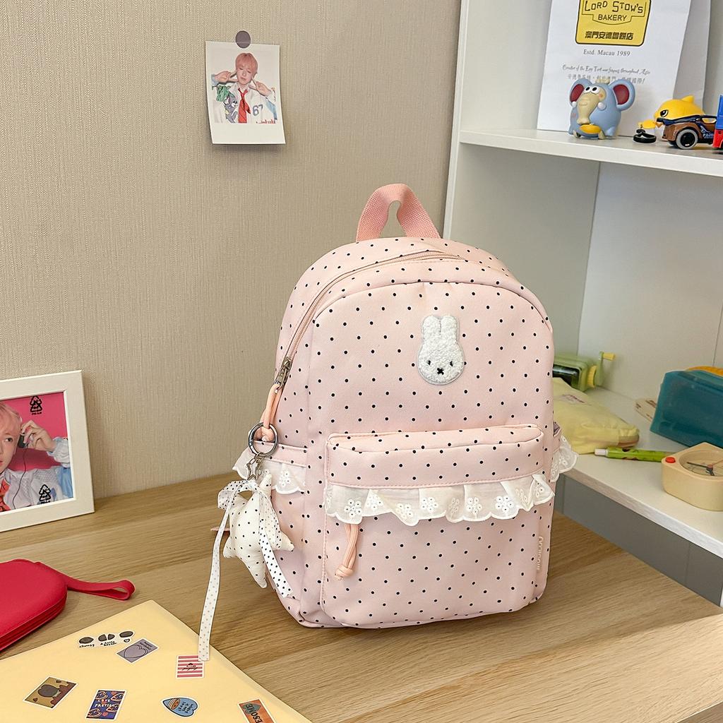 Zaino coreano ins stile college pois alto valore studente scuola media dolce pizzo morbido stile ragazza zaino da viaggio
