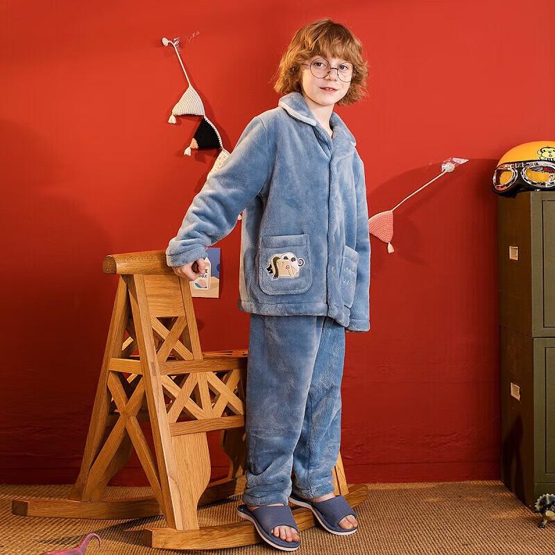 Fenteng Boys' Flannel Pajamas