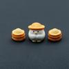 Creative Car Navigation Screen Rear Mirror Cute Chick Straw Pile Supplies Accessories Car Center Console Ornament Decoration
