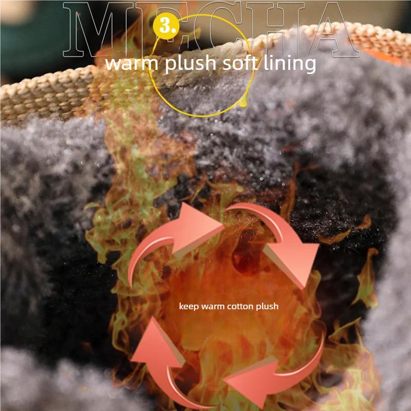 Eltern-Kind Männer Kinder Winter Schnee Stiefel Hightop Warme Baumwolle Turnschuhe Junge Studenten Walking Skateboard Casual Schuhe mit Plüsch