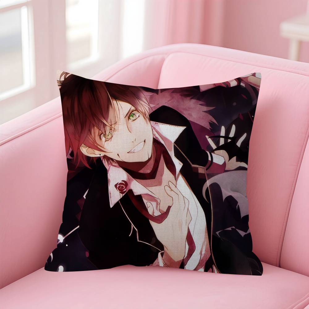 

Anime Diabolik Lovers Pillow Cushion Cover Pillowcase Living Room Sofa Home Decor Customized 30x30 cm