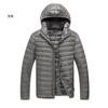 Mens Plus Size Hooded Lightweight Padded Winter Warm Loose Casual Outerwear Coat