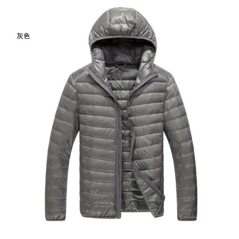Mens Plus Size Hooded Lightweight Padded Winter Warm Loose Casual Outerwear Coat