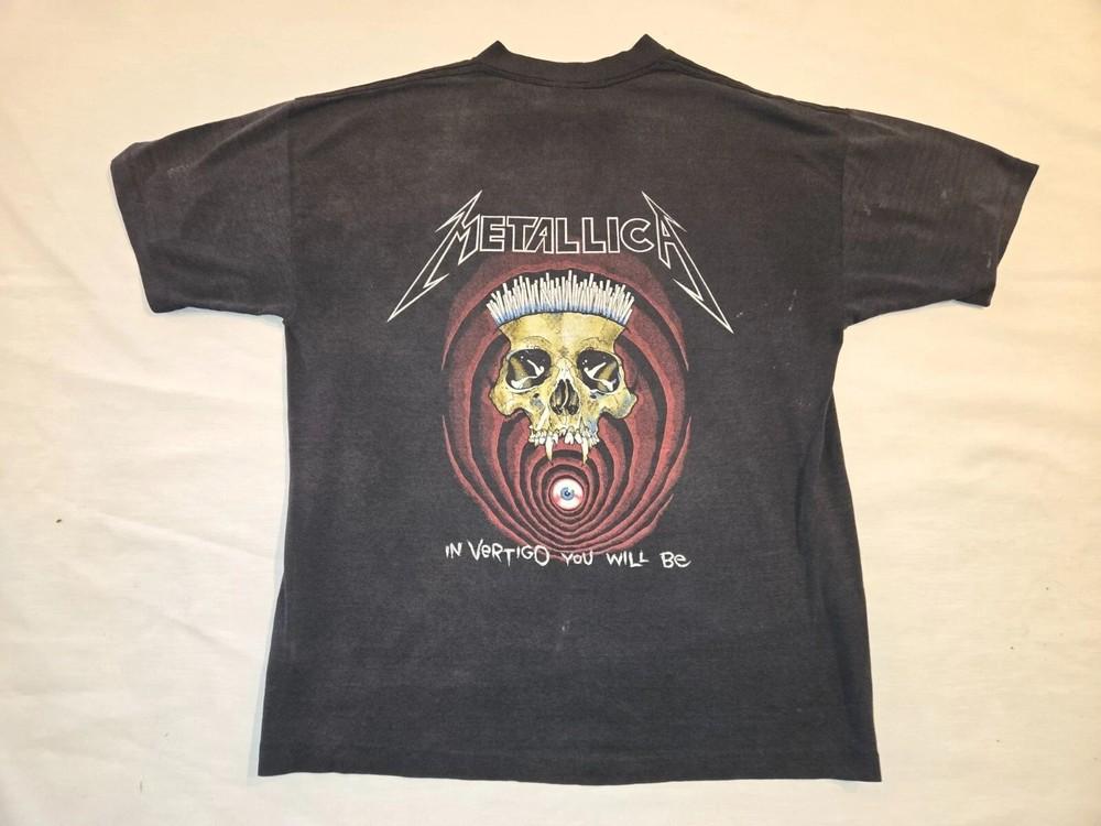 Metallica The Shortest Straw Pushead 1988 Двусторонняя Репринт Унисекс Футболка S