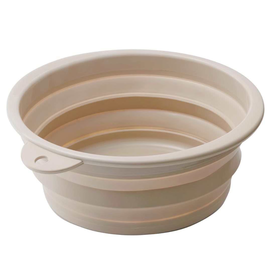 

Isetou Мягкий таз Бежевый 12 л Ширина x Глубина x Высота Сделано в Японии Складной Термостойкий до В комплекте крючок Подвесной Ножная ванночка Замачивание Стихийное бедствие бежевый