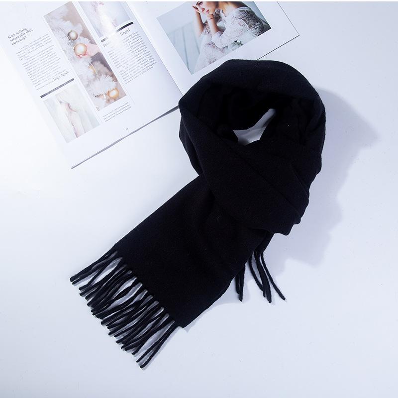 Wełniany zimowy szalik dla kobiet szaliki dla dorosłych szaliki dla pań moda kaszmirowy poncho otulacz