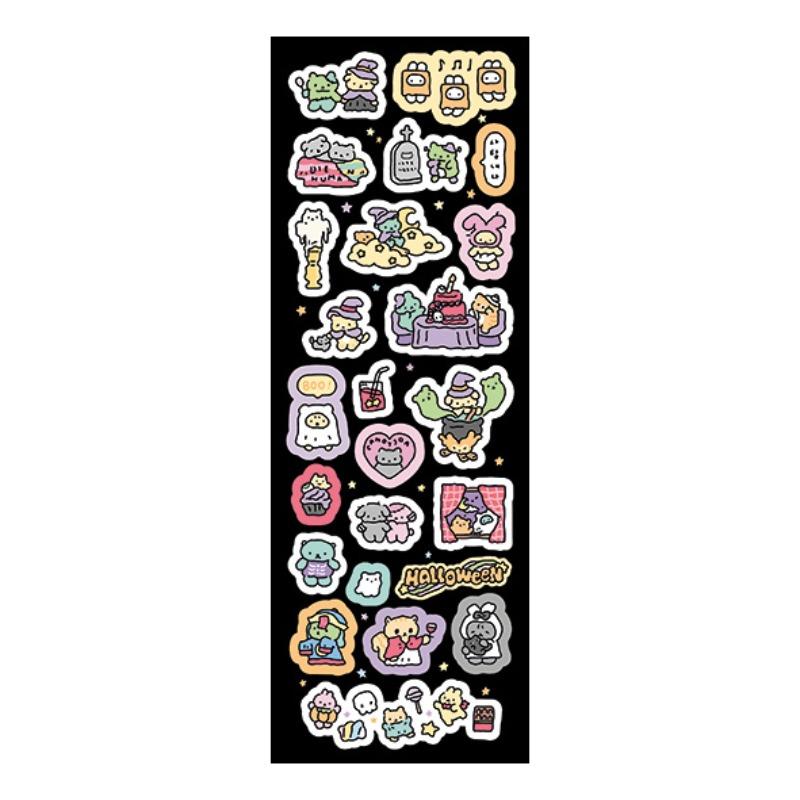 1pc Cute Korean Rabbit Graffiti Stickers INS Aesthetic DIY Decor Materials for Scrapbook Journal Photocard Decoration