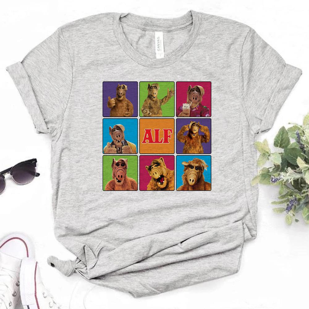 Alf tshirt women designer tshirt girl anime clothing