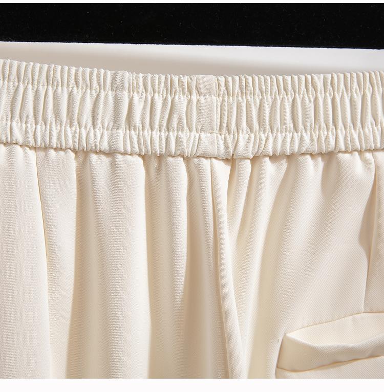 MOJTA Dámské jaro podzim plus velikost ležérní volné kalhoty s vysokým pasem