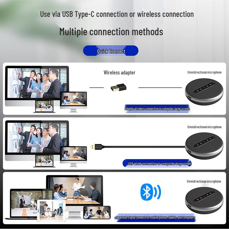 HongShiDao HSD-TZ1W 4K Wireless Video Conference System (CN version)