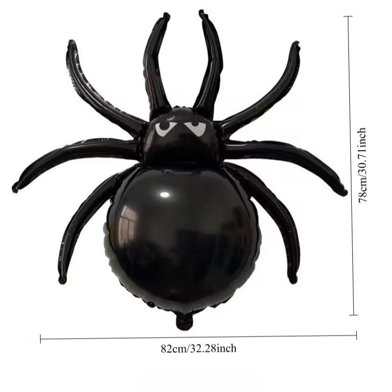 1Pcs Black Spider Balloon Halloween Decoration Spider Aluminum Film Balloon Festival Party Mummy Halloween Balloon
