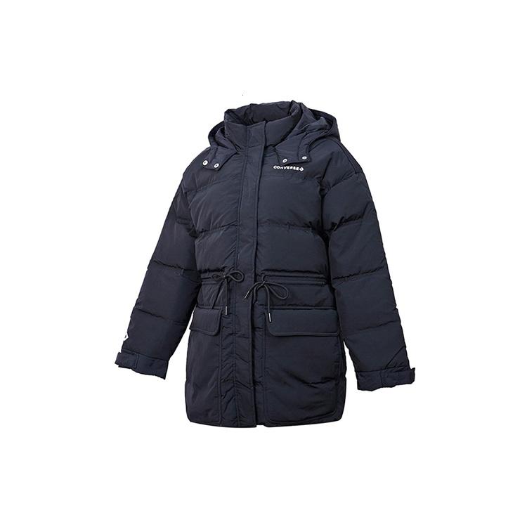 (WMNS) Converse Mid Down Jacket Asia Sizing 'Black' Women's 10021994-A01