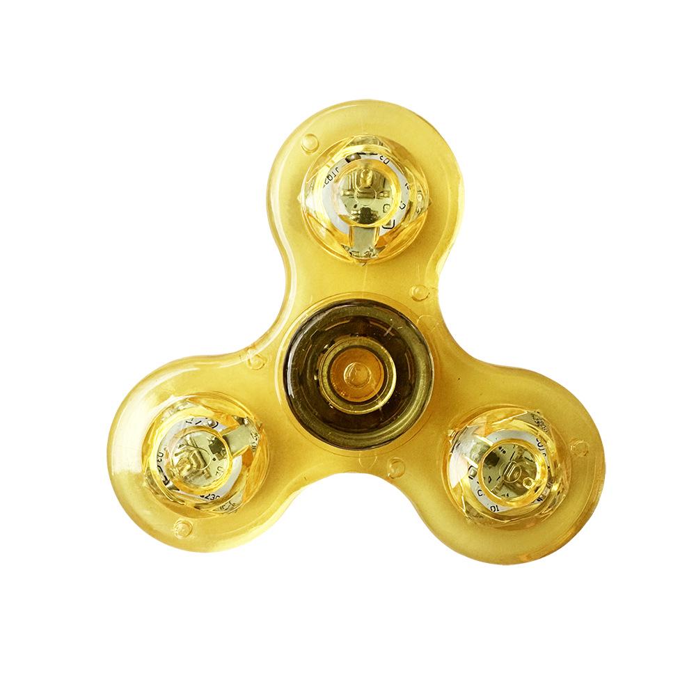 LED Colorful Crystal Fidget Spinner - Eco-friendly & Educational