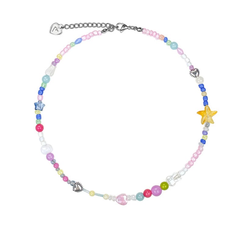 VVV Mini Rabbit Star Mix Bead Necklace