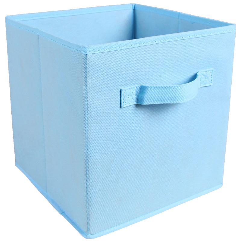 Universal Lidless Foldable Storage Box for Clothes & Toys - Non-Woven Fabric Organizer