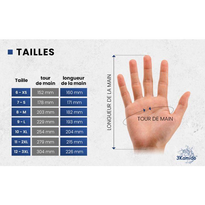 Gants de travail - CXS - Brita - Antidérapants - Sans couture - Taille 8 (12 Paires)