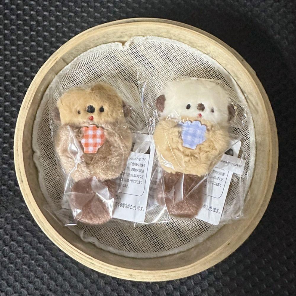 Doll Otter Hold Shell Key Chain Trinket Anime Key Ring Cute Backpack Charms  Gift