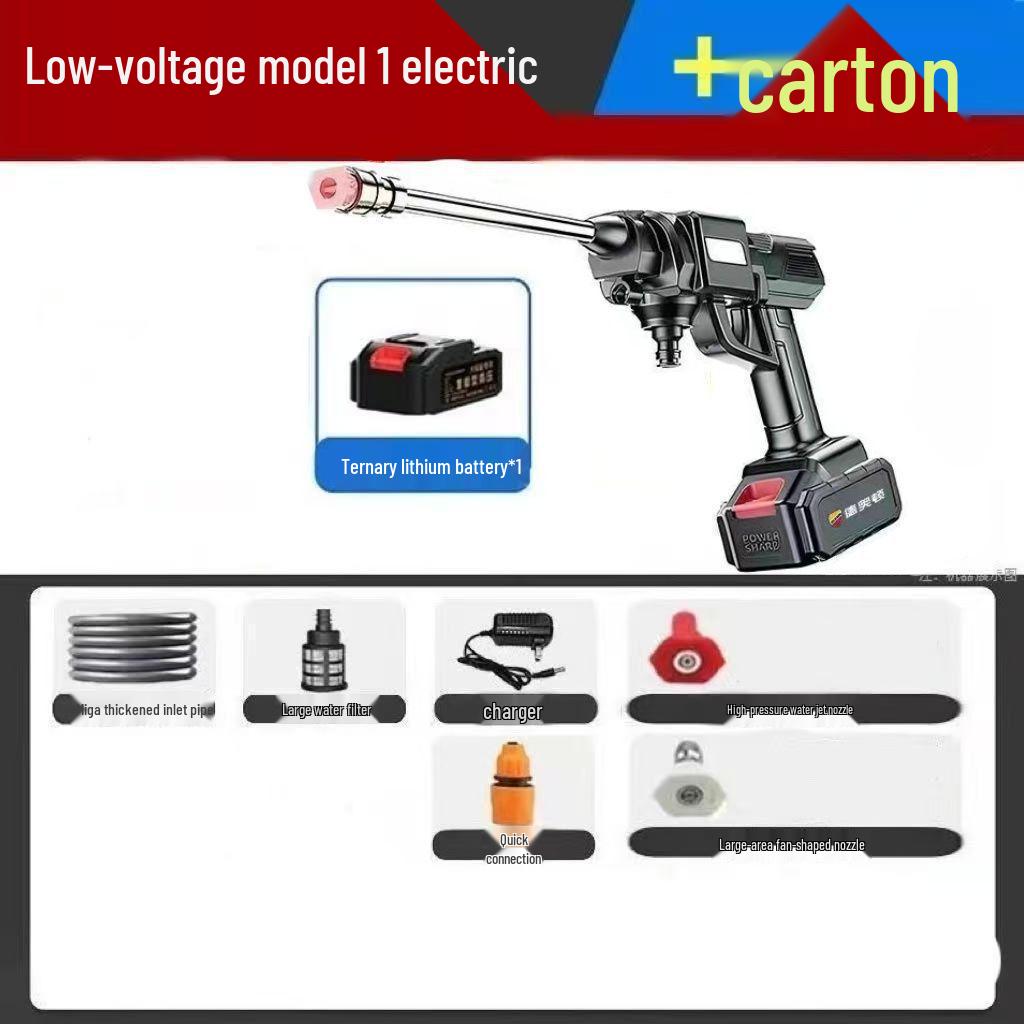 

Портативная аккумуляторная мойка высокого давления для автомобиля с литиевой батареей