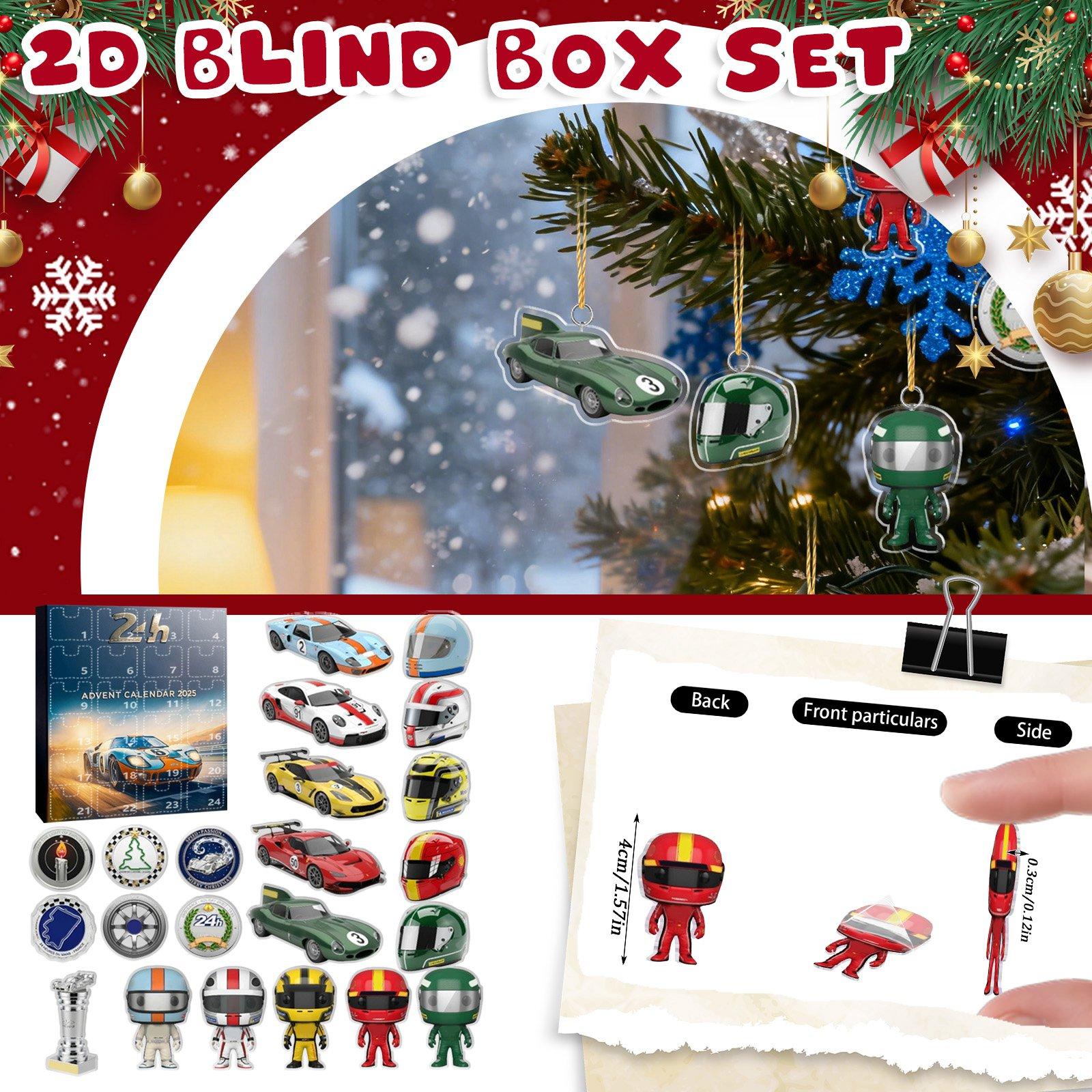 

Рождественский адвент-календарь, 24-дневный адвент-календарь, праздничная коллекция для обратного отсчета, коробка-подвеска, подходит для рождественских подарков-сюрпризов One Size белый