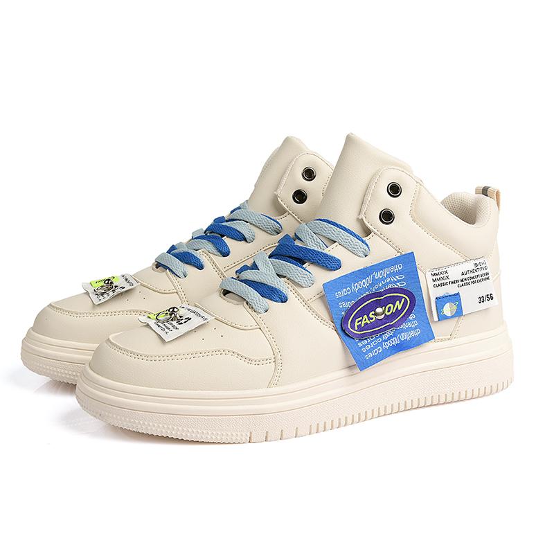 

Мужские высокие кроссовки для скейтбординга. Повседневная дышащая, легкая нескользящая спортивная обувь. Удобная и облегающая мужская обувь для ходьбы. 36