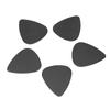 5Pcs Guitar Picks for Acoustic Folk PVC Musical Instrument Accessories Gifts 0.71mm Black