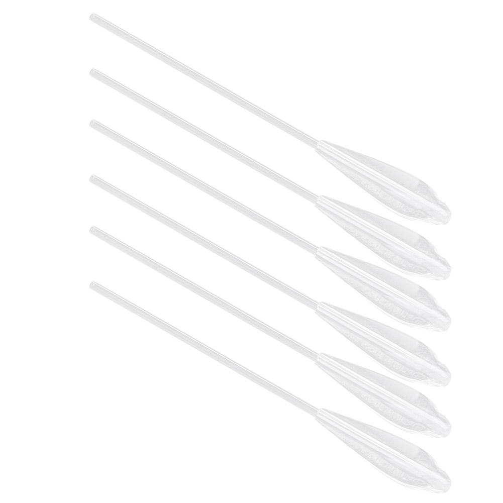 6Pcs Acrylic Large Sinking Floats Fishing Accessory Ecofriendly Transparent White(15 G )