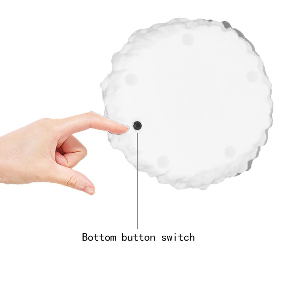 3D Printing Rocket Desk Lamp Bedside Table Lamp Warm LED Night Light USB Rechargeable Home