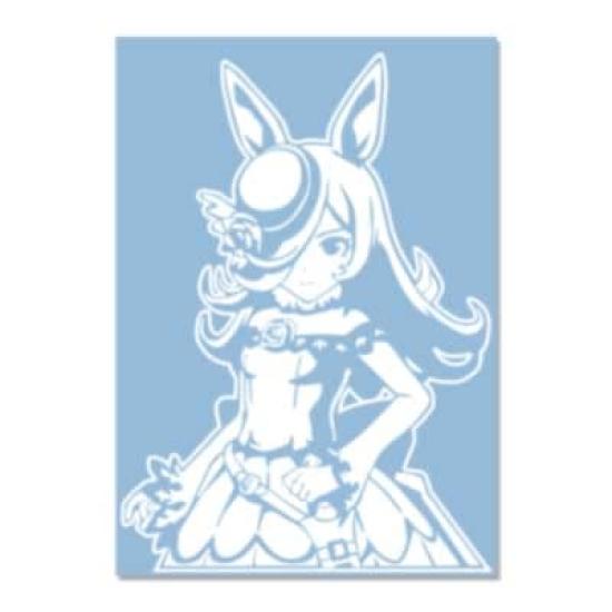

Sticker with only the image A3 size White 003W [Itasha] remaining, Rice Shower белый