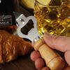 Oak Wooden Handle Beer Bottle Opener