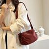 2025 Women's Korean Style Casual Single Shoulder Bag – Versatile, Multi-Layer Canvas Crossbody for Phone and Essentials
