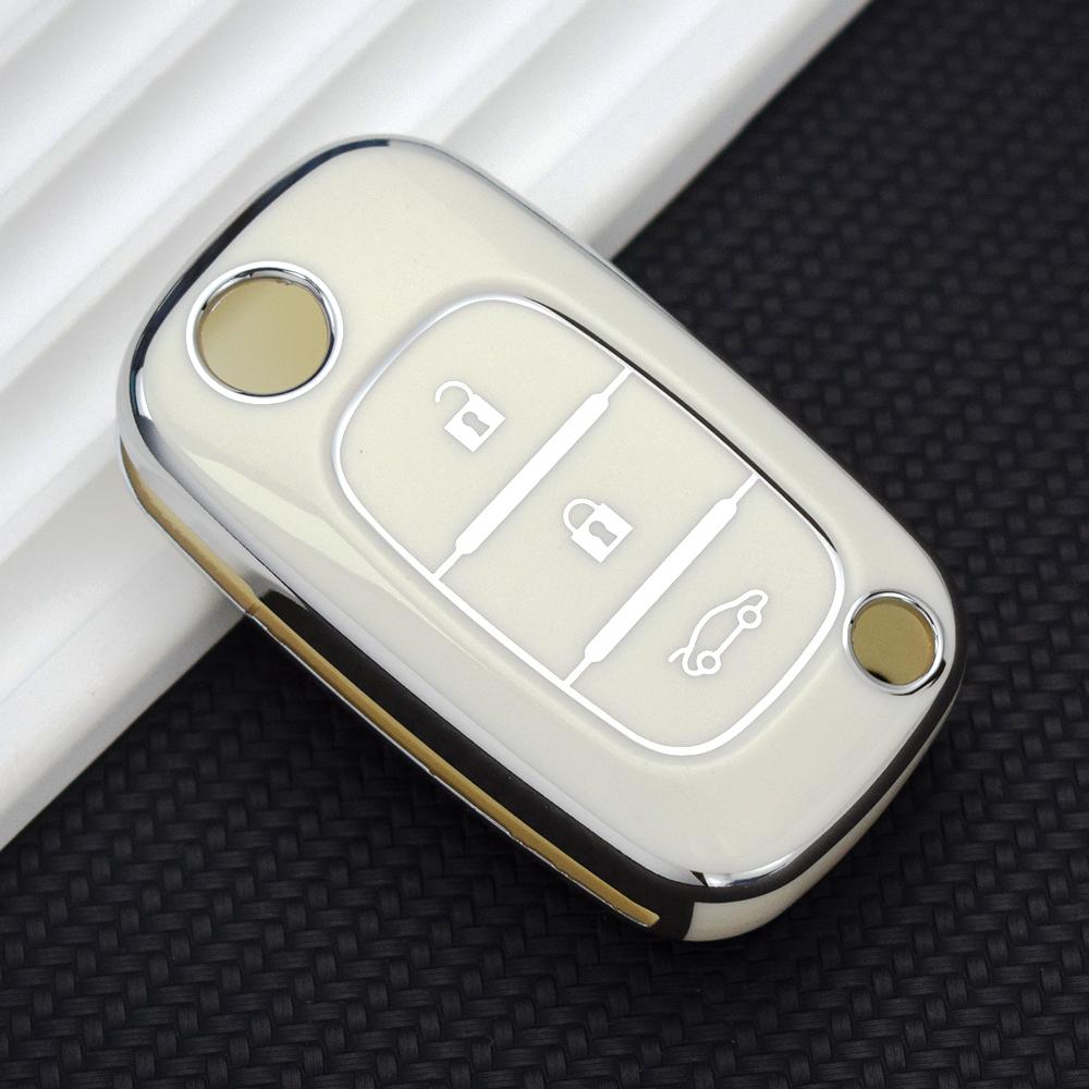 Soft Tpu Folding 3 Buttons Filp Remote Key Shell Case For Renault Clio Scenic Megane Iii Vivaro Movano Traffic Master Kangoo