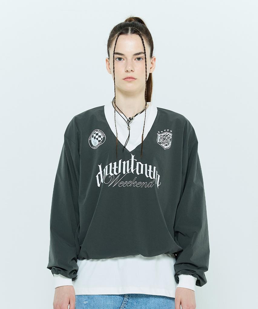 LARTIGENT L6 String Nylon Pullover(Charcoal)