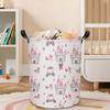 1pc, Pink Princess Laundry Basket, Dirty Clothes Hamper, Storage Bin, Room Decor, Gift Baskets, Laundry Baskets