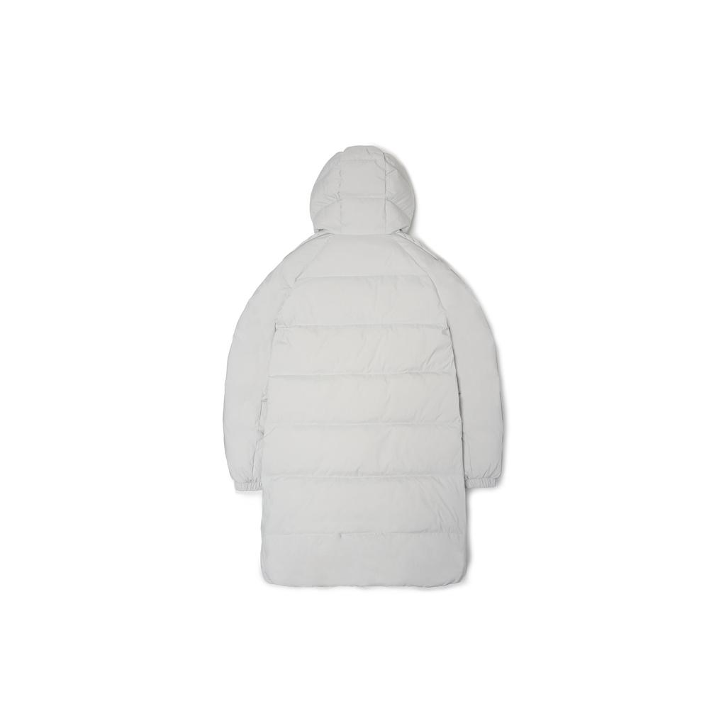 MLB New York Yankees Long Hooded Down Jacket Unisex Outerwear Light-Gray 3ADJJ0616-50GRL