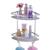 MDNG No-Drill Double-Layer Bathroom Corner Shelf