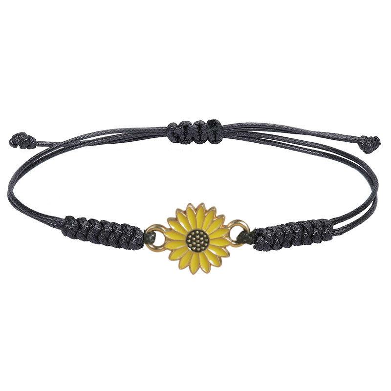 1 Pcs Hand Woven Alloy Bracelet for Baseball Football, Basketball and Volleyball