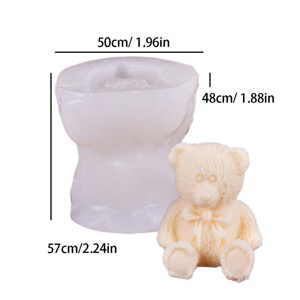 

3D Love Teddy Bears Love Teddy Bears силиконовая форма для ароматерапии, изготовление свечей, строительные блоки, формы из смолы в форме сердца, свадебный декор, подарки для невесты своими руками B