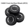 WLtoys RC Car Wheels Original Tires for 124007 124017 124019 124018 144001 144010 Remote Control Car Parts Rubber Tires Set