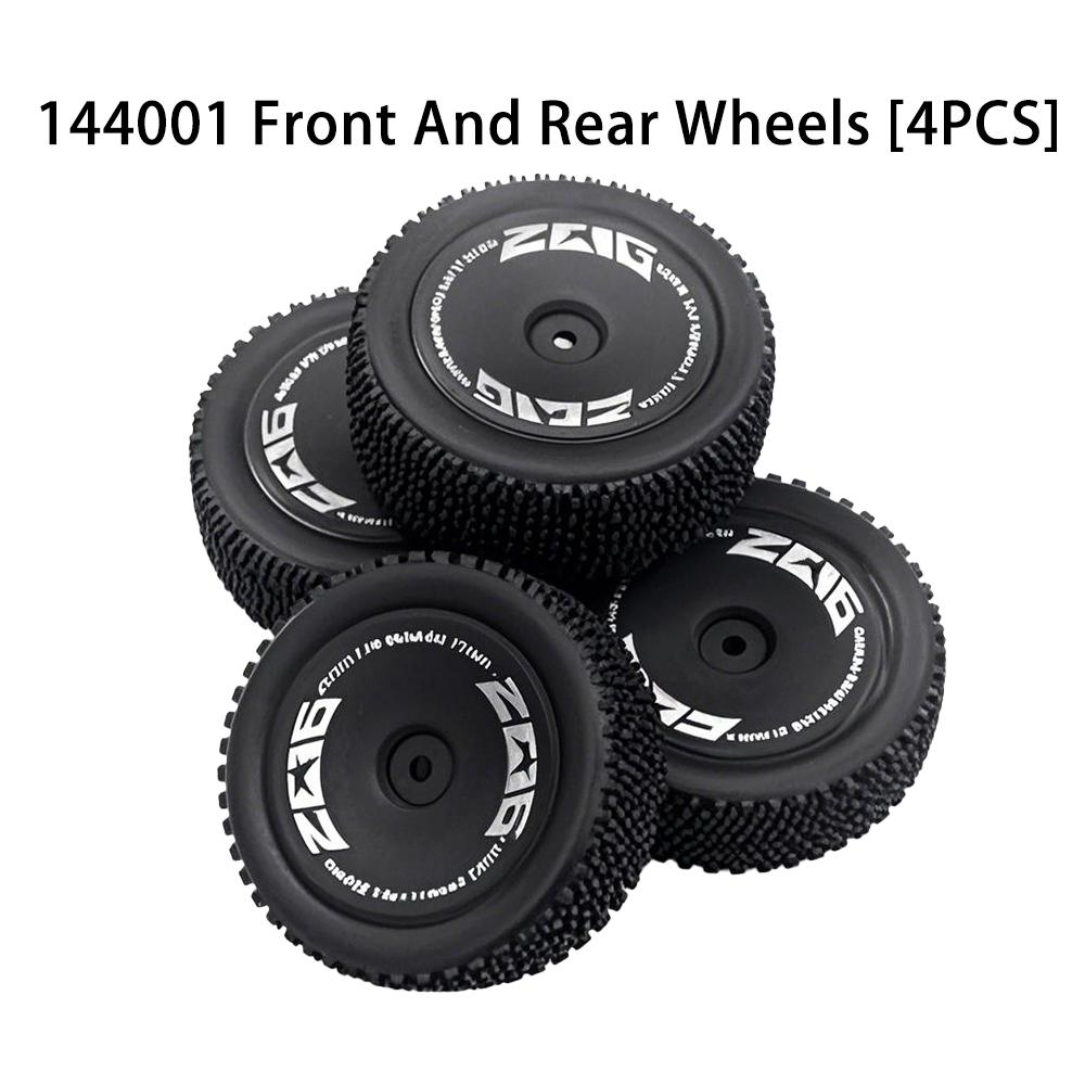 WLtoys RC Car Wheels Original Tires for 124007 124017 124019 124018 144001 144010 Remote Control Car Parts Rubber Tires Set