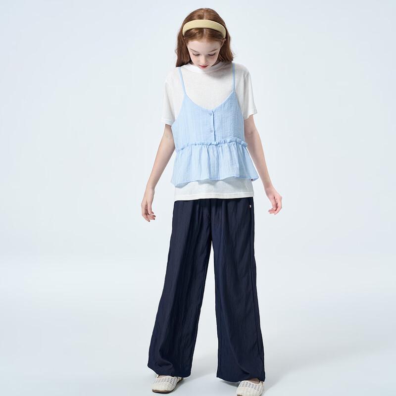 Montagut Girls' Ruffle Three-Piece Summer Set