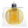 Double Layer Lamp Cage Retro Design Metal Mesh Lampshade Hollow Iron for Restaurant