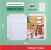 Self-Adhesive Transparent Book Cover for Students, No-Cut Frosted Film, 16K A4 Size