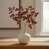 Fake Maple Foliage Branch Realistic Artificial Maple Foliage Stem Autumn Foliage Stem Long-Lasting Long Lasting Color